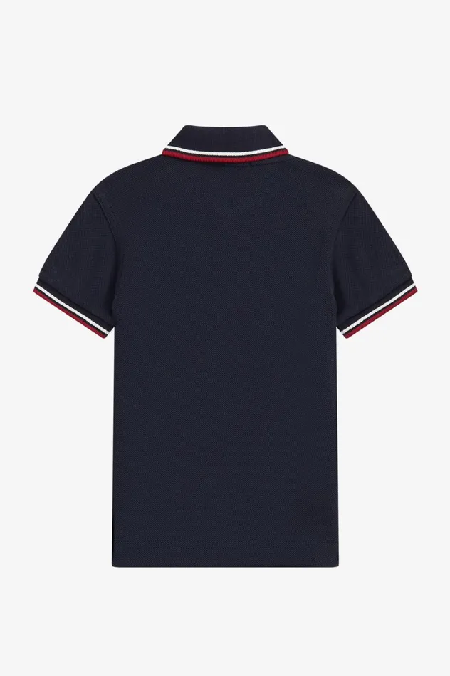 Shop The ShirtMy First Shirt Navysnow Whiteburnt Red Fred Perry Kids