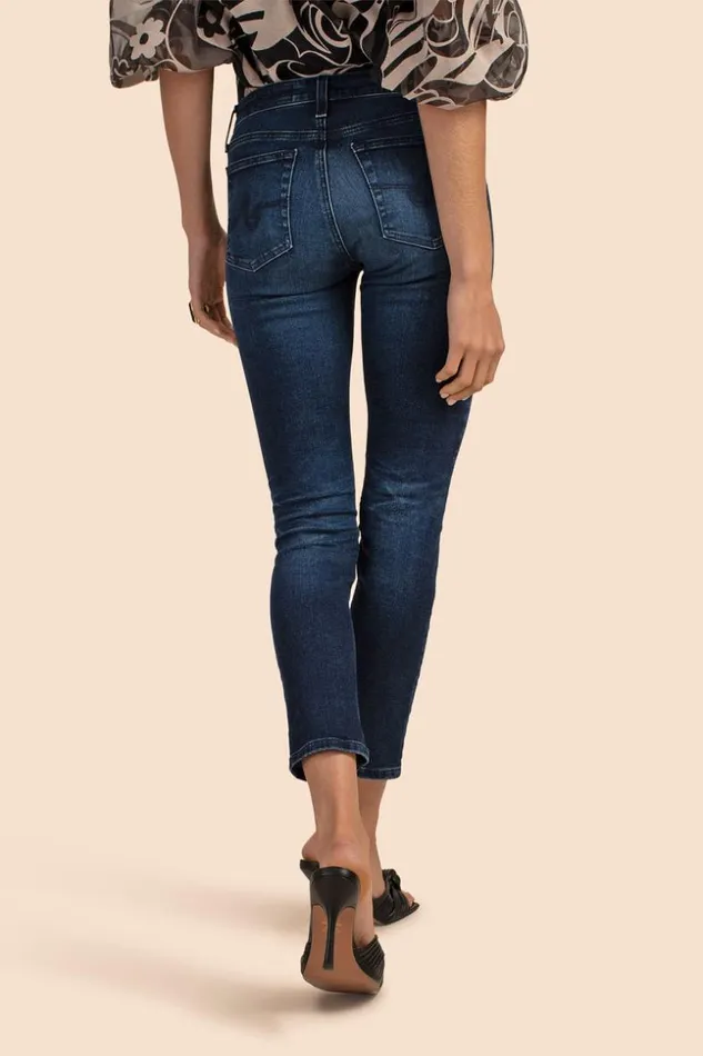 SHOP Trina Turk ALL BOTTOMS AG DARK WASH PRIMA ANKLE SLIM STRAIGHT JEAN