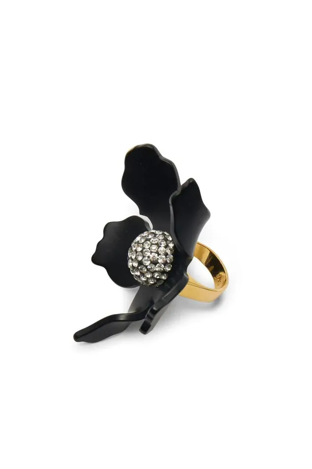 SHOP Trina Turk JEWELRY CRYSTAL LILY RING