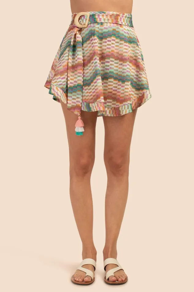 SHOP Trina Turk MATCHING SWIM SETS MIRAGE CROCHET BELTED SKIRT
