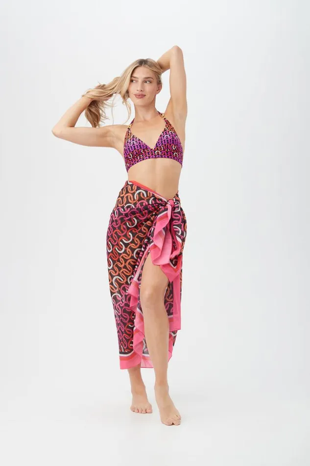 SHOP Trina Turk MATCHING SWIM SETS WOMEN039S ECHO PAREO SWIM COVERUP