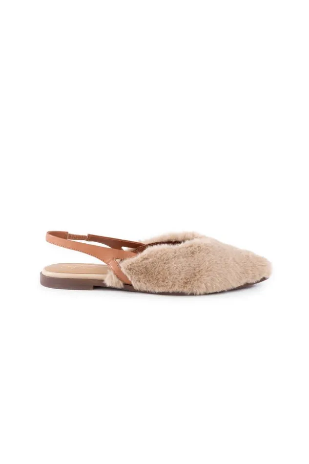 SHOP Trina Turk SHOES GOOD GIRL FUR SLINGBACK
