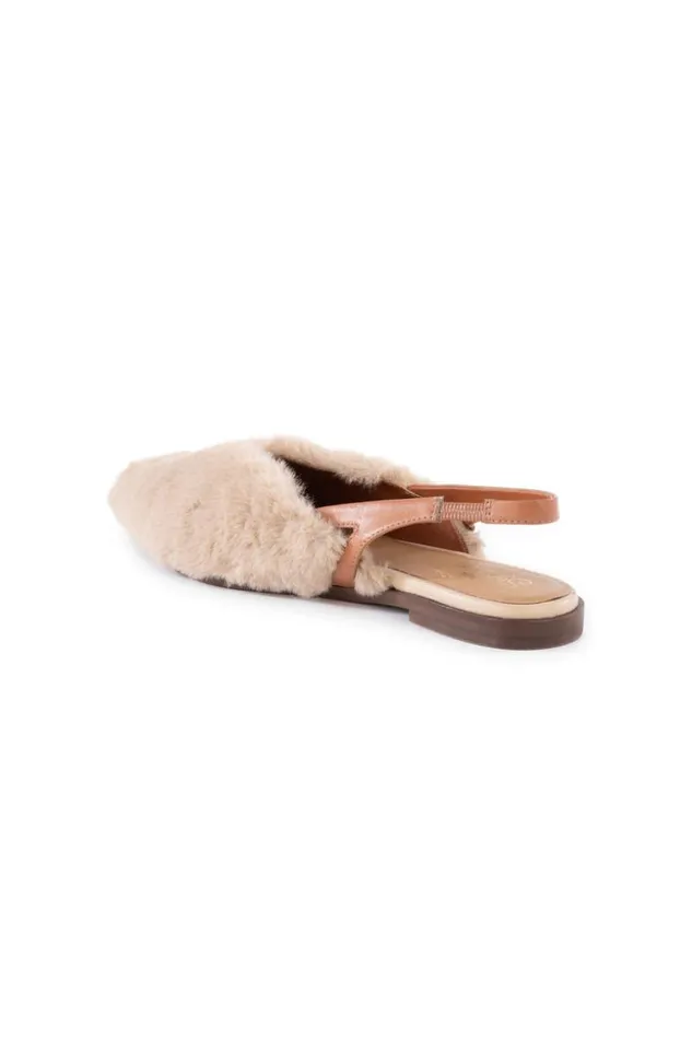 SHOP Trina Turk SHOES GOOD GIRL FUR SLINGBACK