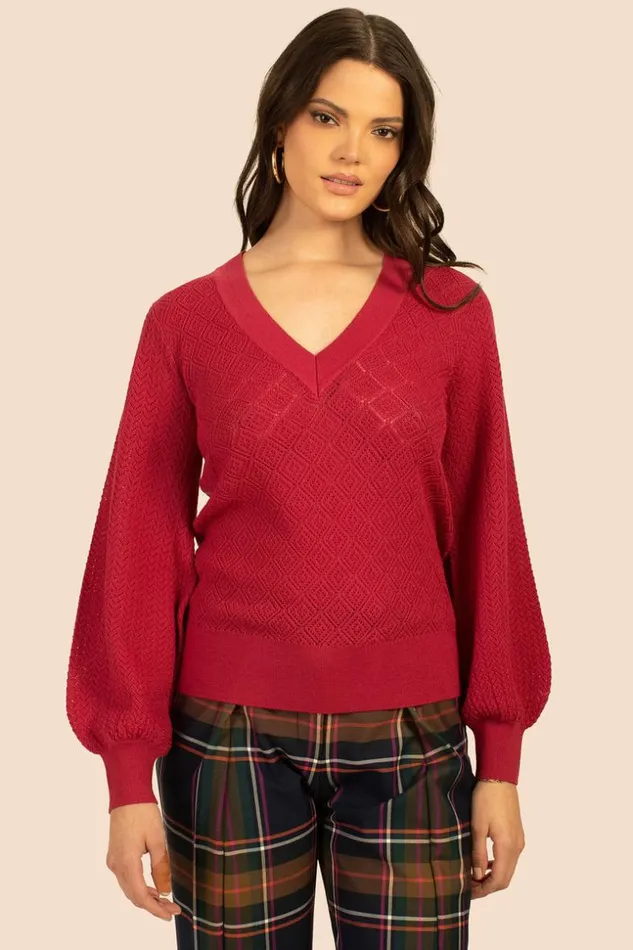 SHOP Trina Turk SWEATERS and KNITS EVENING SUN SWEATER