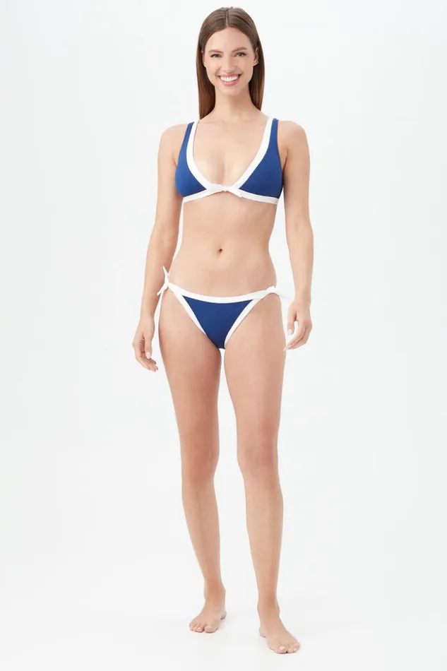 SHOP Trina Turk SWIM BOTTOMS WOMEN039S COURTSIDE BANDED TIE SIDE HIPSTER SWIM BOTTOM