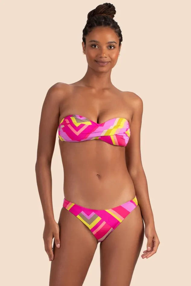 SHOP Trina Turk SWIM TOPS WALTZ TWIST BANDEAU TOP