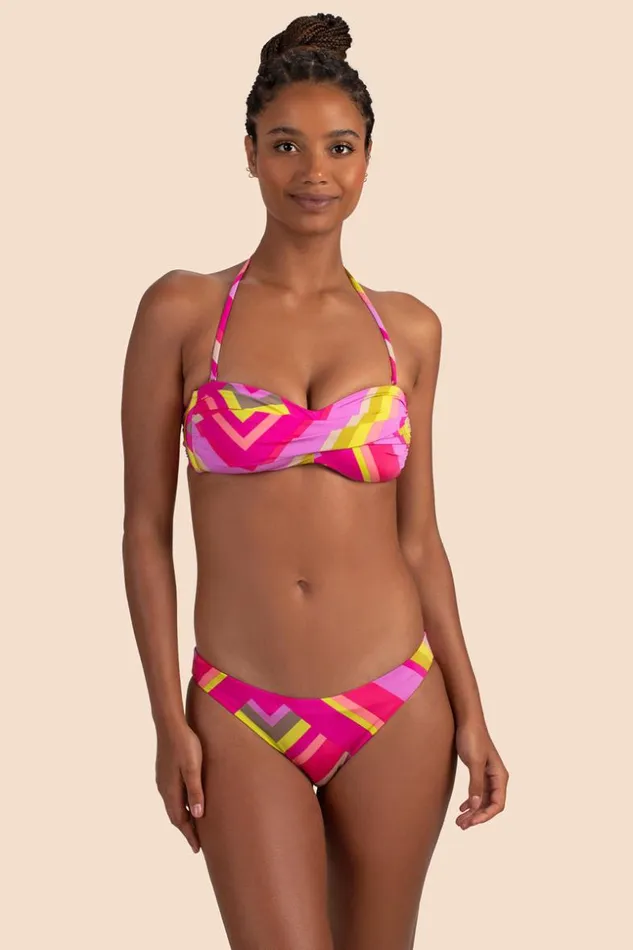 SHOP Trina Turk SWIM TOPS WALTZ TWIST BANDEAU TOP