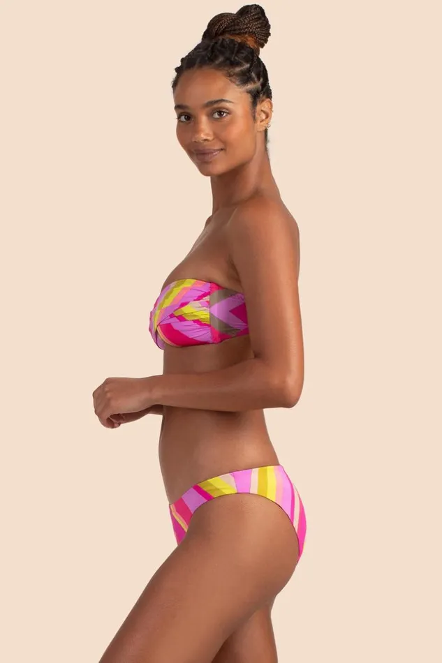 SHOP Trina Turk SWIM TOPS WALTZ TWIST BANDEAU TOP