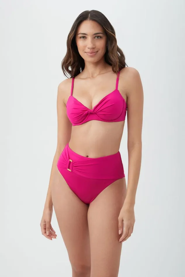 SHOP Trina Turk SWIM TOPS WOMEN039S MONACO TWIST FRONT UNDERWIRE BRA SWIM TOP