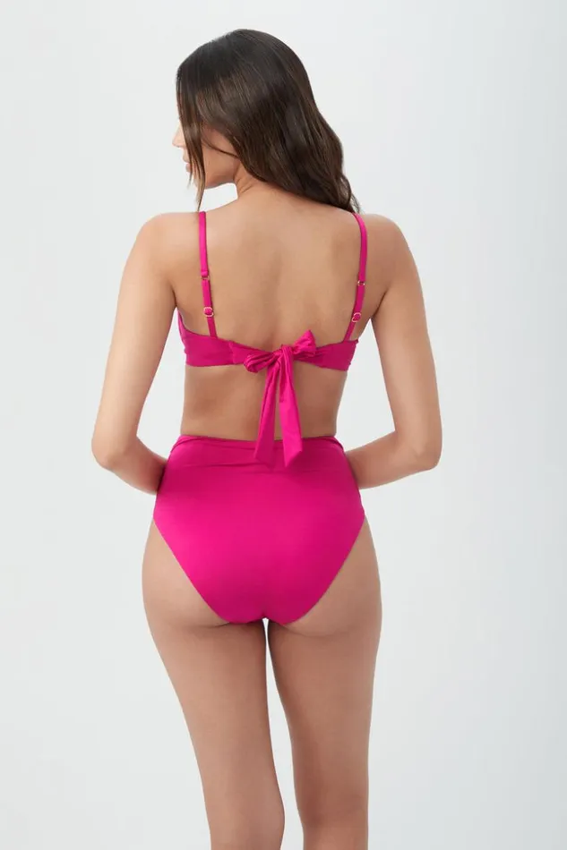 SHOP Trina Turk SWIM TOPS WOMEN039S MONACO TWIST FRONT UNDERWIRE BRA SWIM TOP