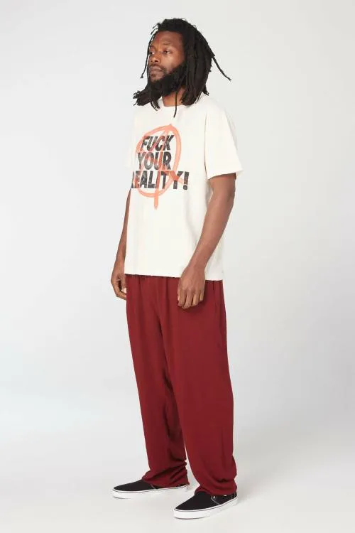 Short Sleeve Men Gallery Dept FUCK YOUR REALITY TEE Archival White