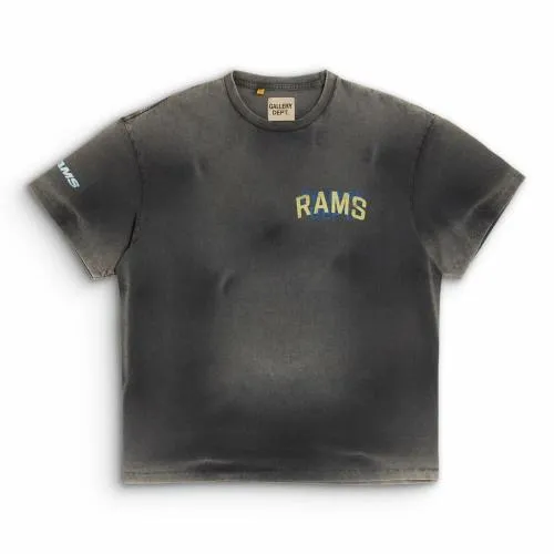 Short Sleeve Men Gallery Dept GD X LA RAMS SUNFADED TEE Sun Faded Black