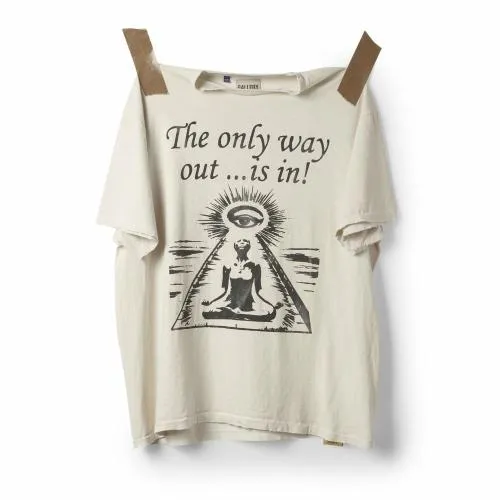 Short Sleeve Men Gallery Dept ONE WAY TEE Archival White