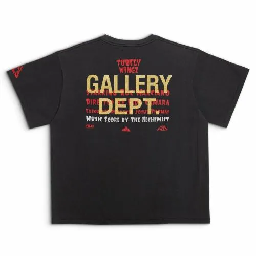 Short Sleeve Men Gallery Dept TURKEY WINGZ TEE Black