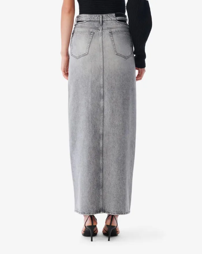 Shorts and Skirts Women IRO FINJI SPLIT DENIM MIDI SKIRT
