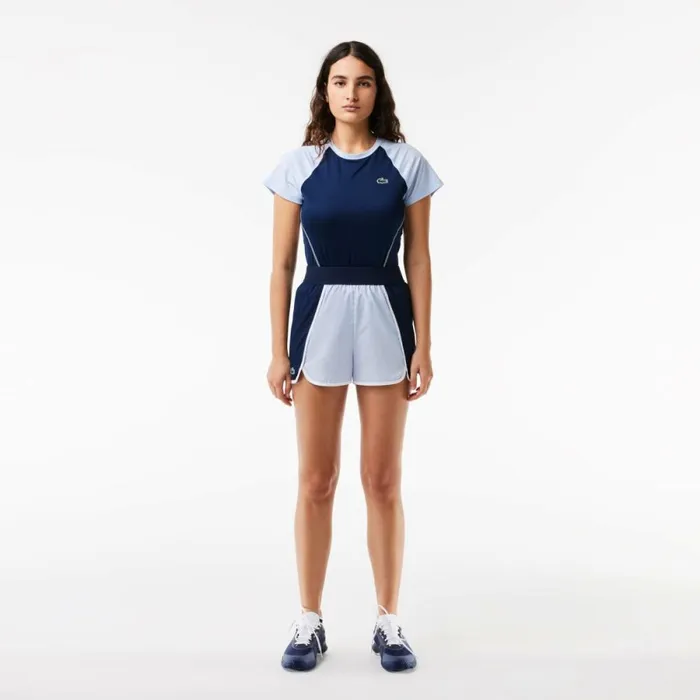 Shorts and Skirts Women Lacoste Women039s UltraDry Shorts Light Blue Navy Blue X1j Shorts and Skirts Women Lacoste Women039s UltraDry Shorts Light Blue Navy Blue X1j