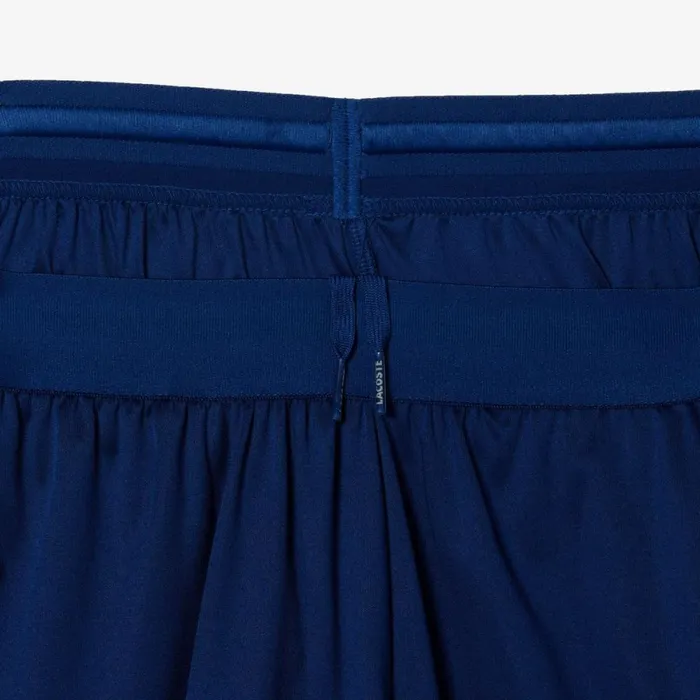 Shorts and Swim Men Lacoste Men039s Lacoste Tennis X Daniil Medvedev Regular Fit Shorts Navy Blue White Li4