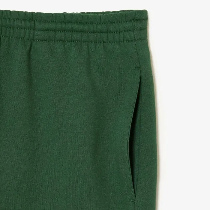 Shorts and Swim Men Lacoste Men039s Regular Fit Fleece Shorts Dark Green Smi
