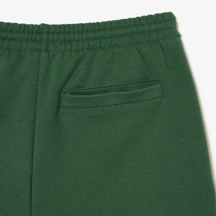 Shorts and Swim Men Lacoste Men039s Regular Fit Fleece Shorts Dark Green Smi
