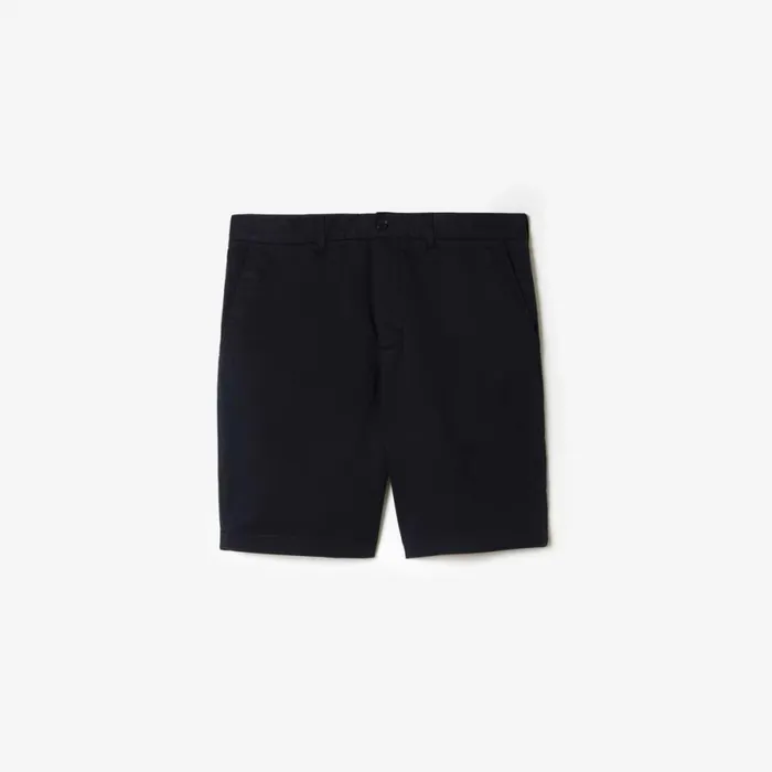 Shorts and Swim Men Lacoste Men039s Regular Fit Stretch Organic Cotton Bermuda Shorts Abysm Blue Hde