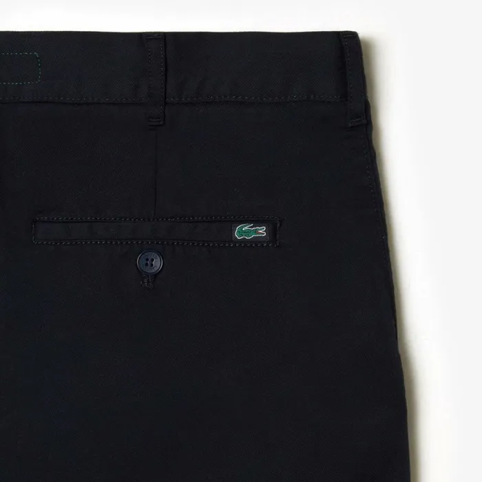 Shorts and Swim Men Lacoste Men039s Regular Fit Stretch Organic Cotton Bermuda Shorts Abysm Blue Hde