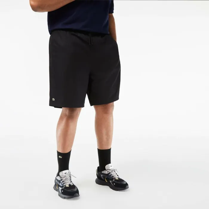 Shorts and Swim Men Lacoste Mens SPORT Big Fit Relaxed Fit Lined Shorts Black 031
