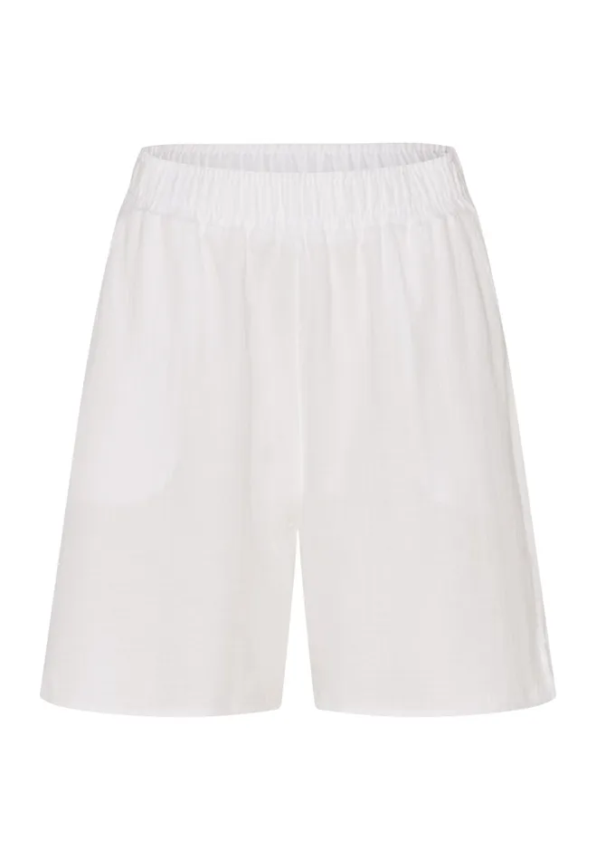 Shorts White Women HANRO Pajama Bottoms