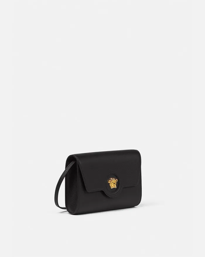 Shoulder and Crossbody Women Versace La Medusa Crossbody Bag Blackgold
