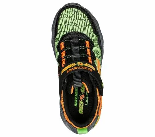 SkechOSaurus 8211 DinoLights Black Orange Kids SKECHERS Big Kids UK Sizes 36