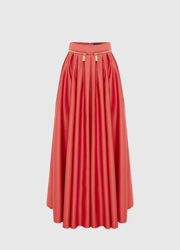 Skirts Ember Maxi Skirt 8211 Mulberry 8211 LEO LIN Women