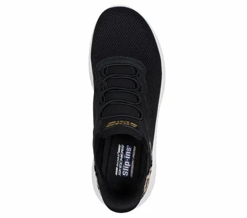 Slipins BOBS Sport Squad Chaos 8211 Seize The Hour Black Women SKECHERS SlipOn