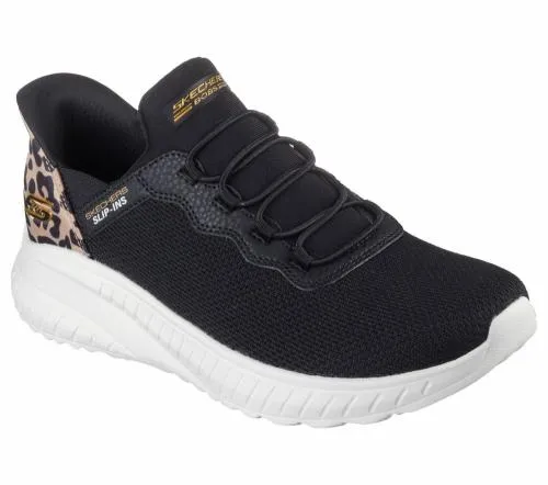 Slipins BOBS Sport Squad Chaos 8211 Seize The Hour Black Women SKECHERS SlipOn