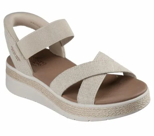 Slipins BOBS Sun Ray 8211 Bright Take Natural Women SKECHERS Sandals