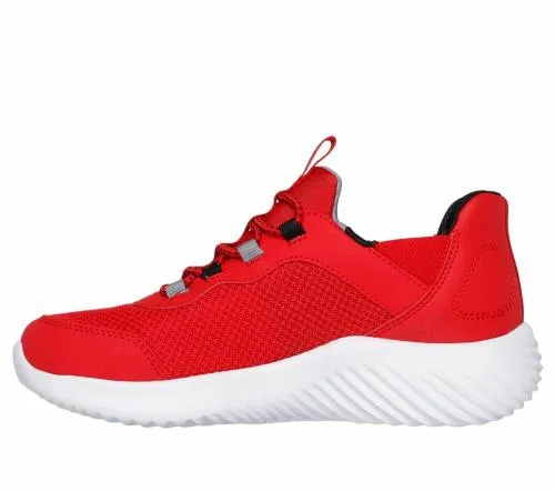 Slipins Bounder 8211 BriskBurst Red Black Kids SKECHERS Kids UK Sizes 9525