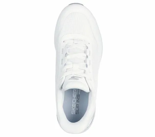 Slipins GO GOLF Flight White Silver Women SKECHERS SlipOn