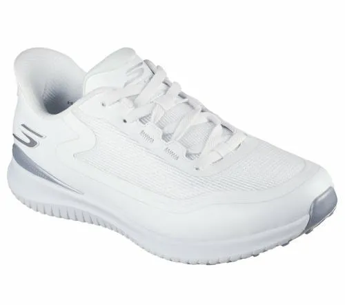 Slipins GO GOLF Flight White Silver Women SKECHERS SlipOn