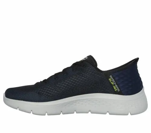 Slipins GO WALK Flex 8211 New World Navy Lime Men SKECHERS Lace Up