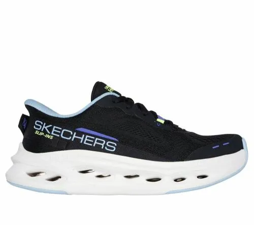 Slipins Max Cushioning GlideStep Black Blue Women SKECHERS SlipOn