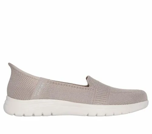 Slipins OntheGO Flex 8211 Camellia Taupe Women SKECHERS SlipOn
