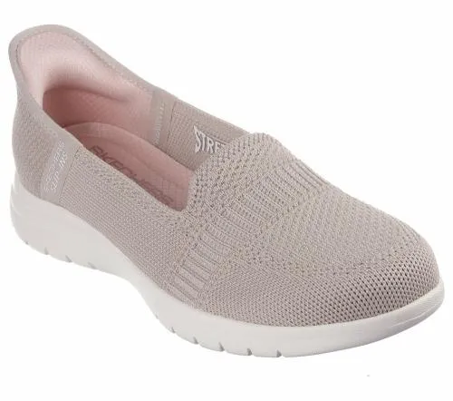 Slipins OntheGO Flex 8211 Camellia Taupe Women SKECHERS SlipOn