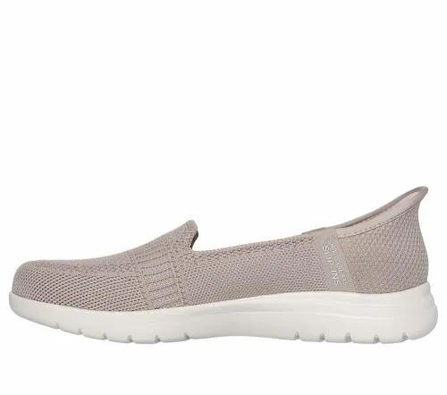 Slipins OntheGO Flex 8211 Camellia Taupe Women SKECHERS SlipOn