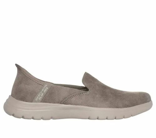 Slipins OntheGO Flex 8211 Captivating Taupe Women SKECHERS SlipOn