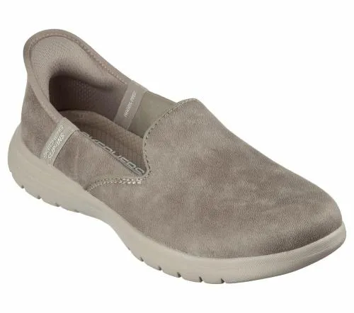 Slipins OntheGO Flex 8211 Captivating Taupe Women SKECHERS SlipOn