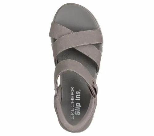Slipins Relaxed Fit Easy Going 8211 Somewhere Sunny Taupe Women SKECHERS SlipOn