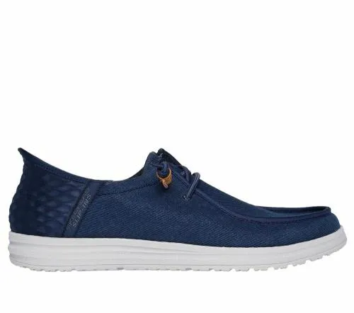 Slipins Relaxed Fit Melson 8211 Berlaine Navy Men SKECHERS SlipOn