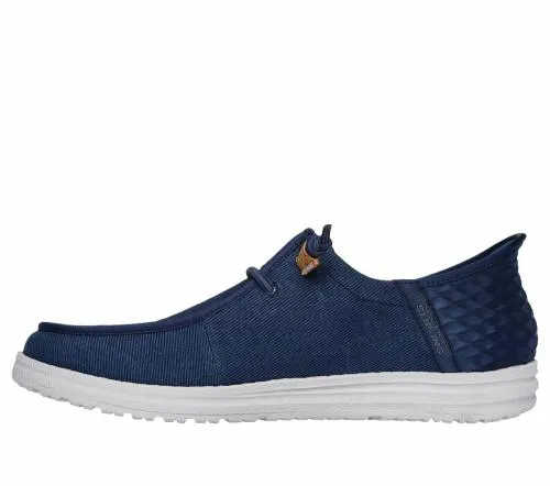 Slipins Relaxed Fit Melson 8211 Berlaine Navy Men SKECHERS SlipOn