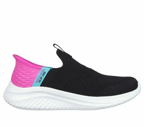 SlipIns Ultra Flex 30 8211 Fresh Time Black Pink Kids SKECHERS Big Kids UK Sizes 36 SlipIns Ultra Flex 30 8211 Fresh Time Black Pink Kids SKECHERS Big Kids UK Sizes 36
