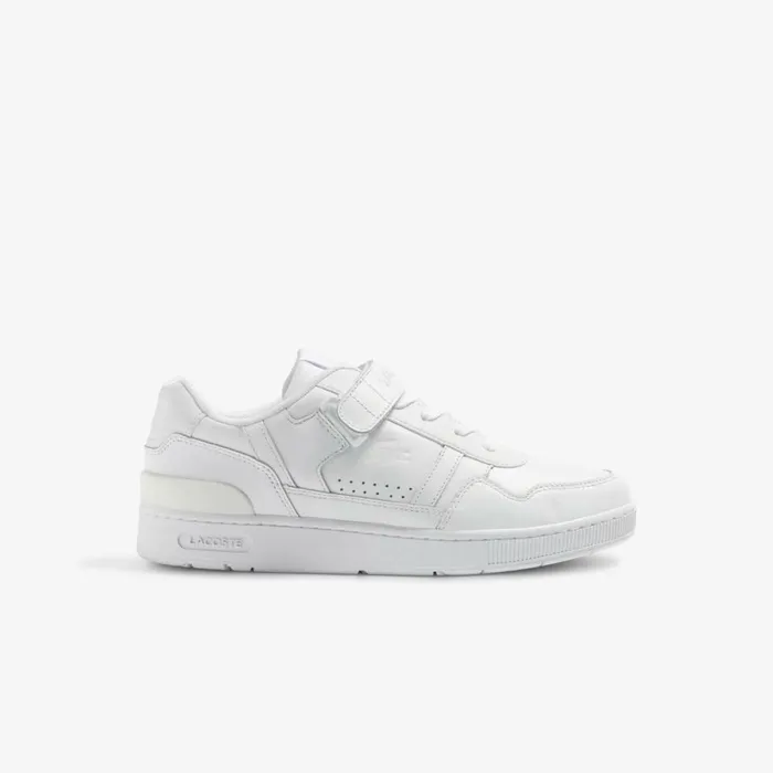 Sneakers Men Lacoste Men039s TClip Velcro Leather Sneakers Whitewhite 21g