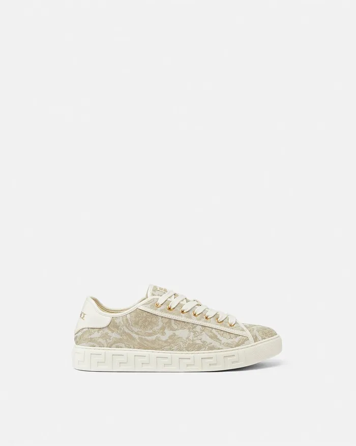 Sneakers Men Versace Barocco Greca Sneakers Beigeprint