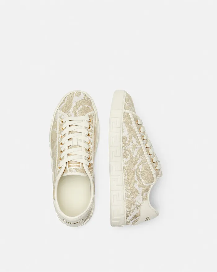 Sneakers Men Versace Barocco Greca Sneakers Beigeprint